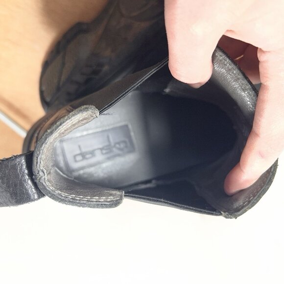 Dansko Chelsea Boots Black Leather Size EU 44 / US 10.5 with Elastic Panels main image 5